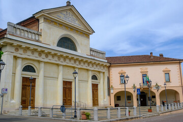 Beata Vergine Maria Assunta church in Frascarolo, Pavia, Italy