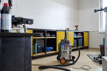 Bicycle repair shop preparation for new business launch