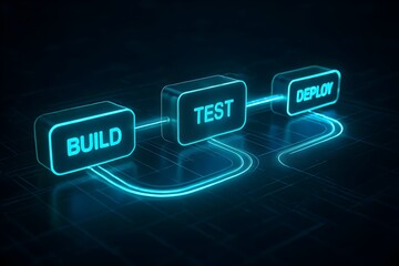 Build test deploy pipeline for software development process automation and workflow management system