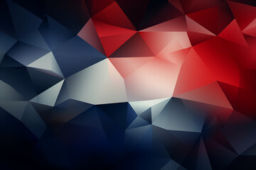 High-Resolution Labor Day Stock Template &ndash; Geometric Red White Blue Backdrop