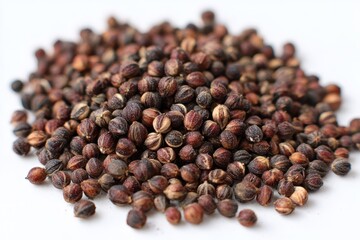 Perilla Seed: Closeup of Organic Herb Seeds, Healthy Ingredient for Natural Food