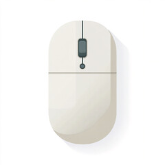flat vector computer mouse