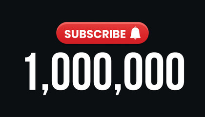 1 Million Subscribers - Social Media Achievement