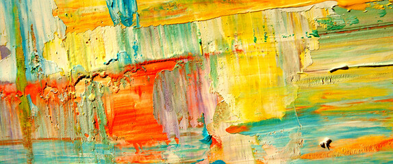 abstract oil painting