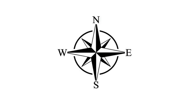 Compass rose graphic