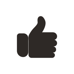 Thumb up gesture, like icon