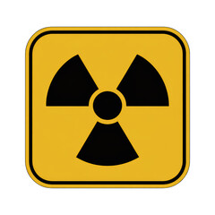 Fototapeta premium Radiation Warning Symbol
