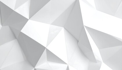 Fototapeta premium Abstract White Geometric Texture. (1)