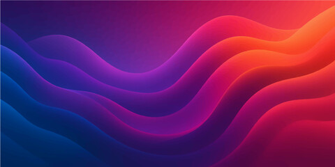 Abstract background vector illustration featuring a flowing blue and purple artistic wave pattern with soft light and motion