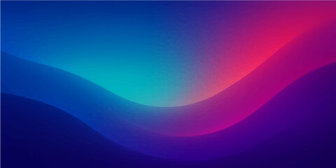 Abstract wavy background with smooth flowing lines in shades of blue, purple, and pink