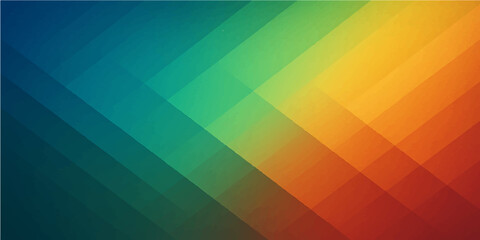 Abstract, seamless, colorful geometric pattern with a bright rainbow of light and spectrum shapes on a decorative texture background