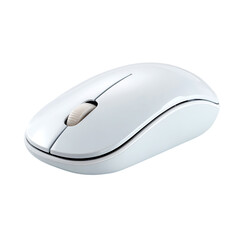 Sleek white wireless computer mouse for modern productivity and seamless navigation, perfect for any professional workspace.