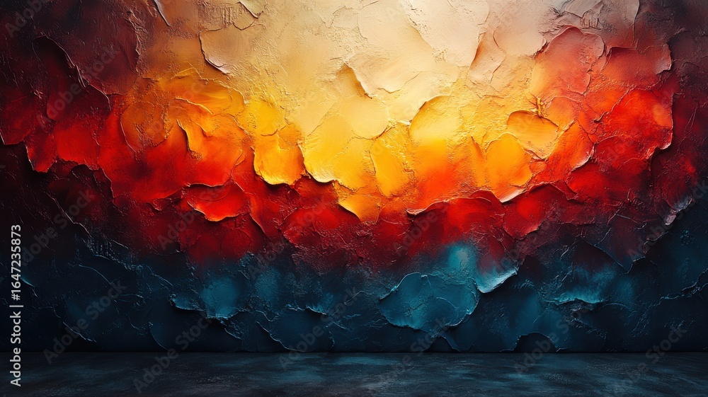 Aufkleber abstract textured wall with dynamic gradient colors abstract wall gradient dynamic texture backgroun