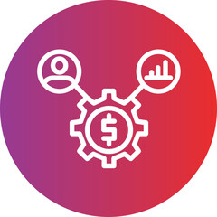 Business Model Vector Icon Style