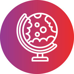 Globe vector style icon