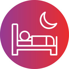 Sleep Vector Style Icon