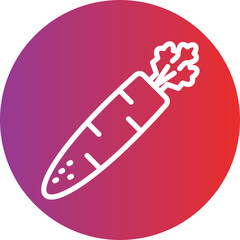 Carrot Vector Style Icon