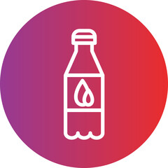 Water Bottle Vector Style Icon