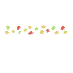 autumn leaves border