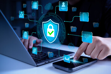 Cybersecurity Protection for Digital Data Access and Online Identity Safety with Secure Cloud...