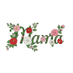 Aesthetic Floral Mama Mothers Day Graphic Concept