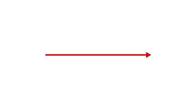 Creative Graph arrow chart right flat arrow. growth arrow and graph chart, Business line arrow, improvement, business strategy, arrow rising on white background.