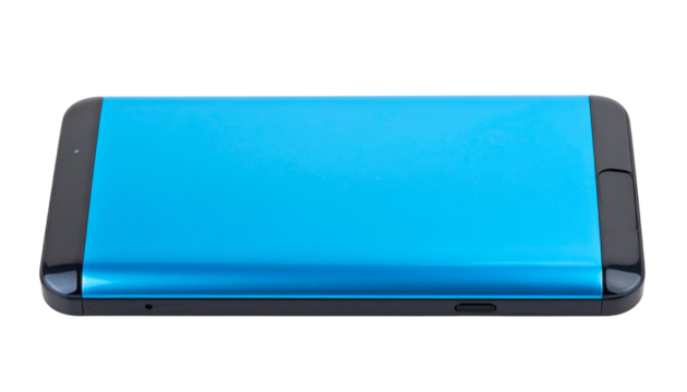 Isolated Blue Technological Item on Transparent Background for Design isolated on solid white background in Png