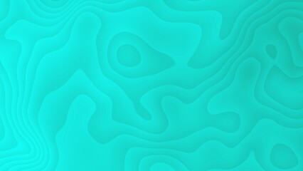 Bright cyan abstract topographic map texture with layered contours and subtle shading background