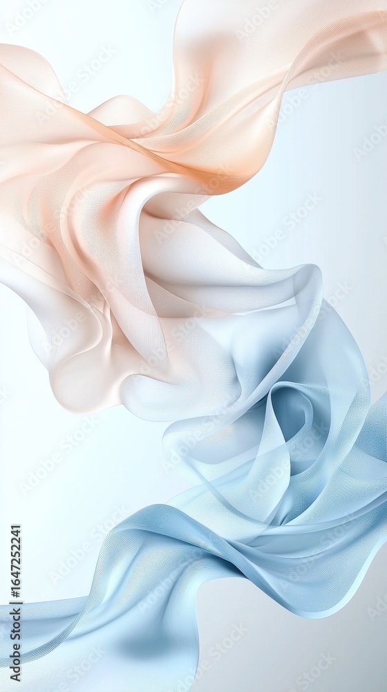 Poster abstract flowing pastel fabric background abstract background fabric pastel design pattern shape flu