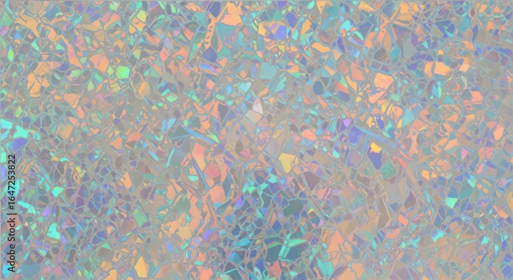 Poster abstract iridescent texture: a captivating background of shimmering, multi-hued, and fluid iridescen