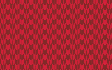 矢絣（やがすり）/赤