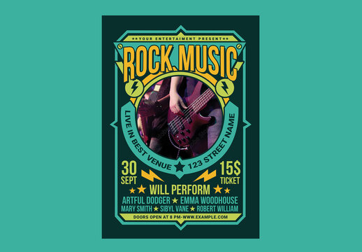 Rock Music Flyer