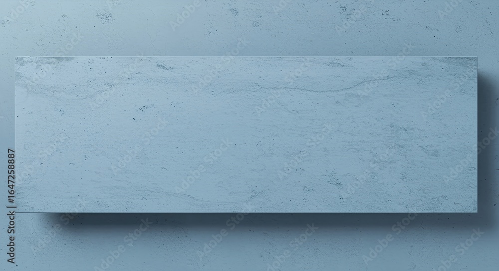 Poster minimalist stone slab: a simple, serene close-up of a rectangular stone slab, exuding a sense of cal