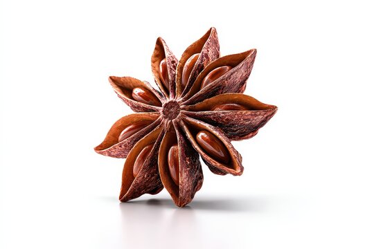 Close Up View Of Star Anise Spice