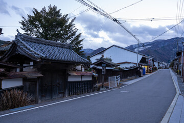 長野県中山道和田宿の街並み / Streetscape of Wada-juku on the Nakasendo in Nagano