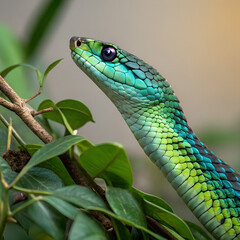 Obraz premium snake image with beautiful color combination