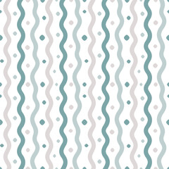 seamless pattern with waves