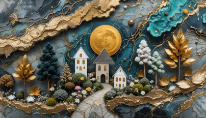 Obraz premium 3d modern art wallpaper