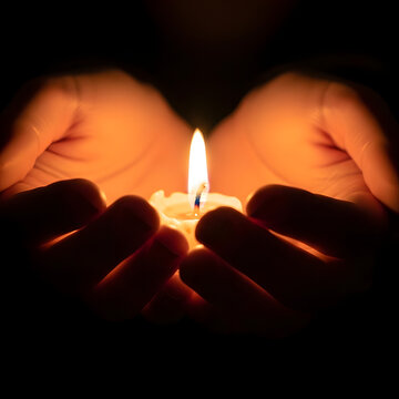 Close-up of a hand holding a lighter, ign