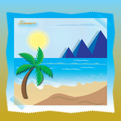 tropical beach background