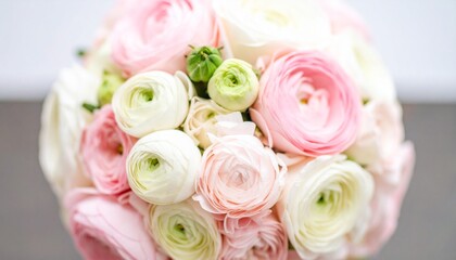 Obraz premium Pink and White Flowers in Soft Focus