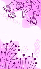  flower in soft beige background