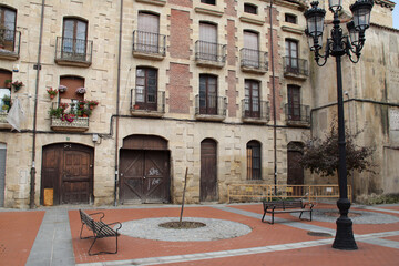 habitation buildings in miranda de ebro in spain 
