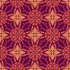 seamless damask pattern