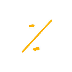 Gold Percentage Symbol: Abstract Graphic Design Element on transparent background