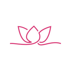  Flower logo template and icon.