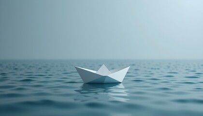 Obraz premium 종이배