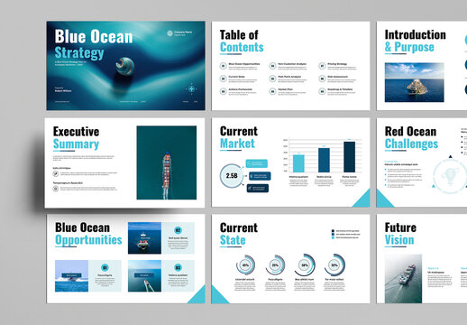 Blue Ocean Strategy Presentaion Template