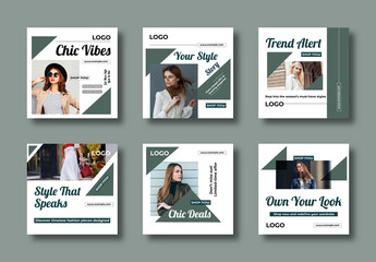 Elegant Apparel Social Media Template