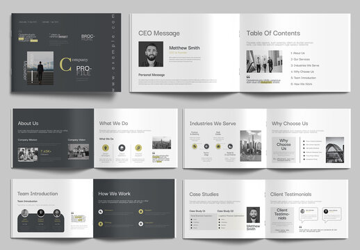 Professional Company Profile Template